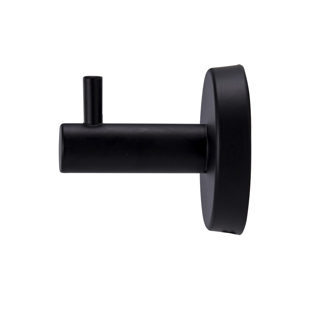 КРЮЧОК НАСТЕННЫЙ «НОСОРОГ» (МАТОВЫЙ), ЧЁРНЫЙ