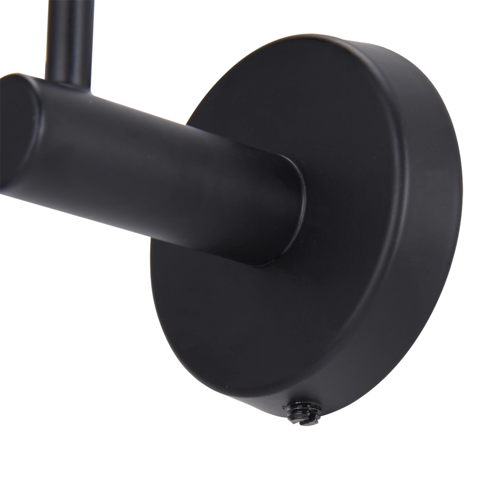 КРЮЧОК НАСТЕННЫЙ «НОСОРОГ» (МАТОВЫЙ), ЧЁРНЫЙ