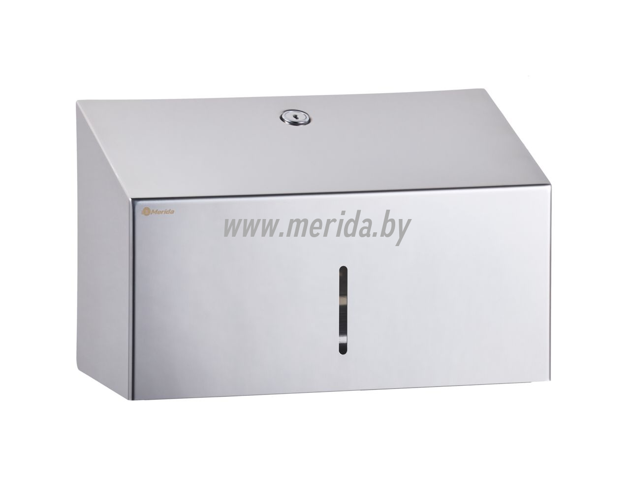 ДЕРЖАТЕЛЬ ДЛЯ ОТДЕЛЬНЫХ БУМАЖНЫХ ПОЛОТЕНЕЦ МЕТАЛЛИЧЕСКИЙ "MERIDA STELLA" MINI (ПОЛИРОВАННЫЙ)