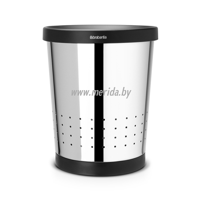 КОРЗИНА ДЛЯ БУМАГ BRABANTIA (11Л), ПОЛИРОВАННАЯ СТАЛЬ