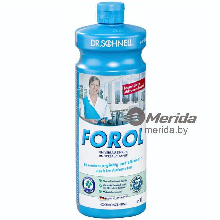 FOROL МНОГОФУНКЦИОНАЛЬНОЕ СРЕДСТВО ДЛЯ ОЧИСТКИ ПОВЕРХНОСТЕЙ, 1Л