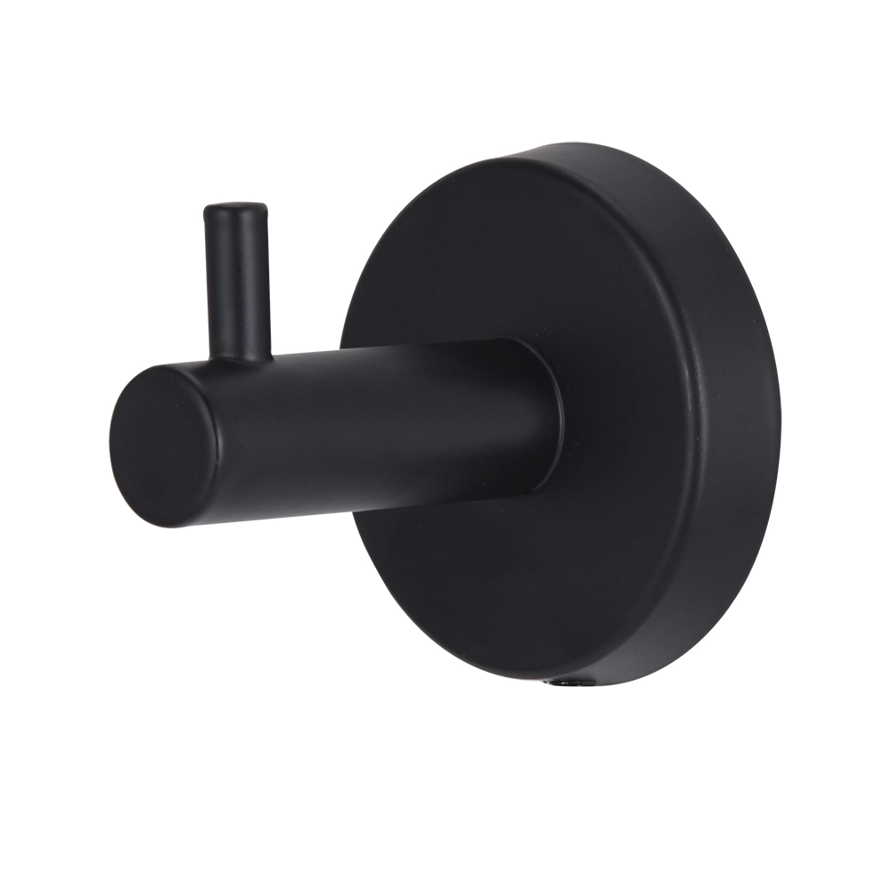 КРЮЧОК НАСТЕННЫЙ «НОСОРОГ» (МАТОВЫЙ), ЧЁРНЫЙ