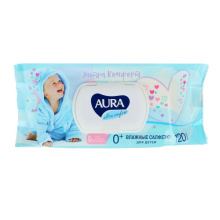 ВЛАЖНЫЕ САЛФЕТКИ «AURA» ДЛЯ ДЕТЕЙ (АЛОЭ), 120 ШТ/УП ВЛАЖНЫЕ САЛФЕТКИ «AURA» ДЛЯ ДЕТЕЙ (АЛОЭ), 120 ШТ/УП