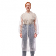 ХАЛАТ МЕДИЦИНСКИЙ НА ЛИПУЧКЕ (10 ШТ/УП) ХАЛАТ МЕДИЦИНСКИЙ НА ЛИПУЧКЕ (10 ШТ/УП)