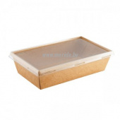 КРЫШКА ПРОЗРАЧНАЯ К КОНТЕЙНЕРУ 800МЛ КРАФТ  (50ШТ/УП) КРЫШКА ПРОЗРАЧНАЯ К КОНТЕЙНЕРУ 800МЛ КРАФТ  (50ШТ/УП)