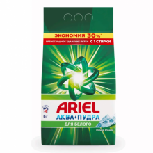 СТИРАЛЬНЫЙ ПОРОШОК ДЛЯ БЕЛОГО ARIEL АВТОМАТ ГОРНЫЙ РОДНИК, 6 КГ СТИРАЛЬНЫЙ ПОРОШОК ДЛЯ БЕЛОГО ARIEL АВТОМАТ ГОРНЫЙ РОДНИК, 6 КГ