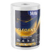 ПОЛОТЕНЦА БУМАЖНЫЕ ДВУХСЛОЙНЫЕ VETA ELEGANT NEW, 62 М, 100% ЦЕЛЛЮЛОЗА, 6 РУЛ/УП ПОЛОТЕНЦА БУМАЖНЫЕ ДВУХСЛОЙНЫЕ VETA ELEGANT NEW, 62 М, 100% ЦЕЛЛЮЛОЗА, 6 РУЛ/УП
