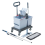 УБОРOЧНАЯ ТЕЛЕЖКА VILEDA PROFESSIONAL НАБОР УЛЬТРАСПИД ПРО READY TO GO, 2 ВЕДРА