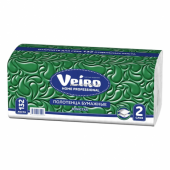 ПОЛОТЕНЦА БУМАЖНЫЕ V-СЛОЖЕНИЕ VEIRO PROFESSIONAL HOME 2 -СЛ. (132 ШТУК) ПОЛОТЕНЦА БУМАЖНЫЕ V-СЛОЖЕНИЕ VEIRO PROFESSIONAL HOME 2 -СЛ. (132 ШТУК)