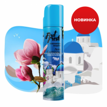 ОСВЕЖИТЕЛЬ ВОЗДУХА «FIRST FRESH «ЛЕТО САНТОРИНИ», 300 МЛ ОСВЕЖИТЕЛЬ ВОЗДУХА «FIRST FRESH «ЛЕТО САНТОРИНИ», 300 МЛ