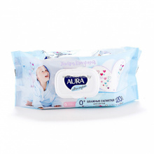 ВЛАЖНЫЕ САЛФЕТКИ ДЛЯ ДЕТЕЙ AURA 120ШТ ВЛАЖНЫЕ САЛФЕТКИ ДЛЯ ДЕТЕЙ AURA 120ШТ