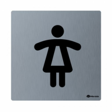 ТАБЛИЧКА "ТУАЛЕТ ЖЕНСКИЙ" (НЕРЖАВЕЮЩАЯ СТАЛЬ) ТАБЛИЧКА "ТУАЛЕТ ЖЕНСКИЙ" (НЕРЖАВЕЮЩАЯ СТАЛЬ)