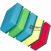 ГУБКИ ДЛЯ МЫТЬЯ ПОСУДЫ MERIDA, 5 ШТ ГУБКИ ДЛЯ МЫТЬЯ ПОСУДЫ MERIDA, 5 ШТ