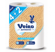 БУМАГА ТУАЛЕТНАЯ VEIRO 2-СЛОЯ (6 РУЛ/УП) БУМАГА ТУАЛЕТНАЯ VEIRO 2-СЛОЯ (6 РУЛ/УП)