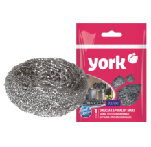 ГУБКА СПИРАЛЬНАЯ СТАЛЬНАЯ YORK (1 ШТ) ГУБКА СПИРАЛЬНАЯ СТАЛЬНАЯ YORK (1 ШТ)