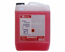 MERIDA SUPER SANITIN СРЕДСТВО ДЛЯ ТЩАТЕЛЬНОЙ УБОРКИ САНИТАРНЫХ КОМНАТ - КОНЦЕНТРАТ (10Л.) MERIDA SUPER SANITIN СРЕДСТВО ДЛЯ ТЩАТЕЛЬНОЙ УБОРКИ САНИТАРНЫХ КОМНАТ - КОНЦЕНТРАТ (10Л.)