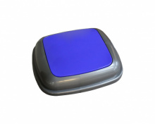 КРЫШКА ДЛЯ КОРЗИНЫ QUATRO С СИНЕЙ ВСТАВКОЙ КРЫШКА ДЛЯ КОРЗИНЫ QUATRO С СИНЕЙ ВСТАВКОЙ