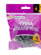 ГУБКА МЕТАЛЛИЧЕСКАЯ 40ГР (1ШТ/УП) ГУБКА МЕТАЛЛИЧЕСКАЯ 40ГР (1ШТ/УП)