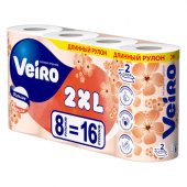 БУМАГА ТУАЛЕТНАЯ VEIRO 2XL (8 РУЛ/УП) БУМАГА ТУАЛЕТНАЯ VEIRO 2XL (8 РУЛ/УП)