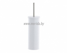 ЩЕТКА WC ТУБА НАПОЛЬНАЯ, С КРЫШКОЙ, СТАЛЬ ПОЛИРОВАННАЯ, БЕЛАЯ ЩЕТКА WC ТУБА НАПОЛЬНАЯ, С КРЫШКОЙ, СТАЛЬ ПОЛИРОВАННАЯ, БЕЛАЯ